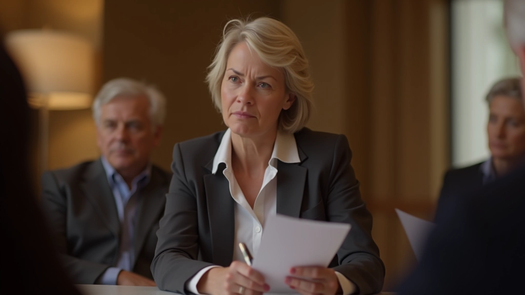 Participant taking notes at desk, pen in hand, notebook open, thoughtful expression, warm seminar environment with soft focus background